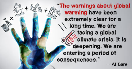 Inspiring Health Quote on the Effects of Global Warming on Climate Change by Al Gore