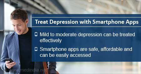 智能手机应用程序有助于治疗抑郁症