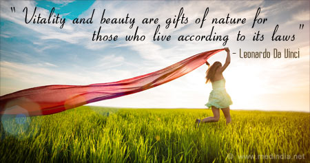 Health Quote on Vitality and Beauty

