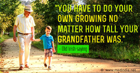 Health Quote on Growing Taller