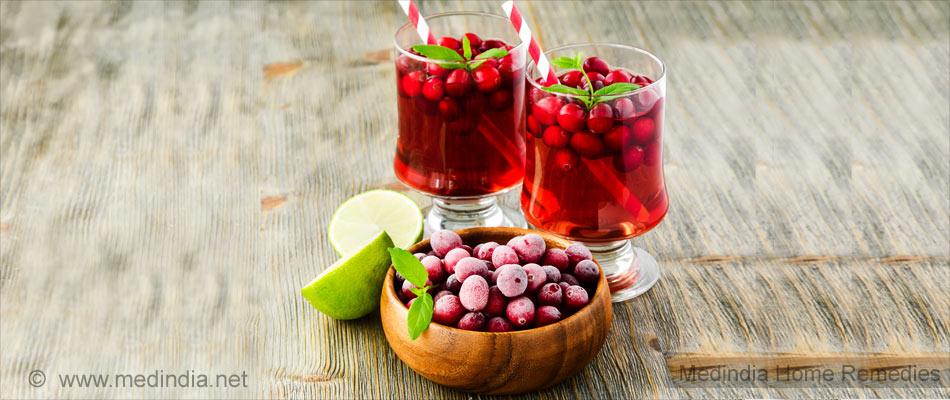 Home Remedies To Curb Urinary Tract Infection: Cranberry Home Remedies To Curb Urinary Tract Infection: Cranberry