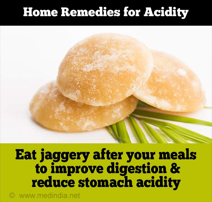 Home Remedies for Acidity: Jaggery Home Remedies for Acidity: Jaggery