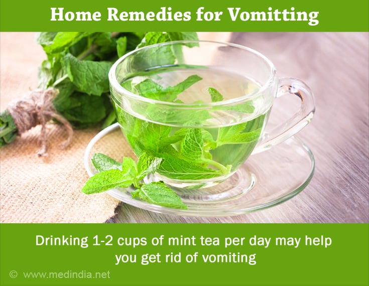 Mint Tea Reduces Vomiting Mint Tea Reduces Vomiting