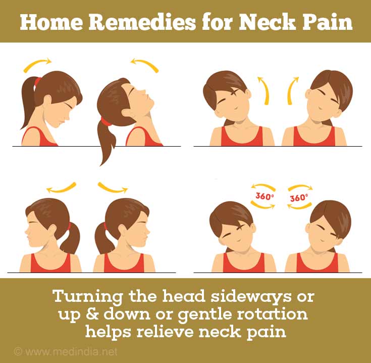 How to treat neck pain at home