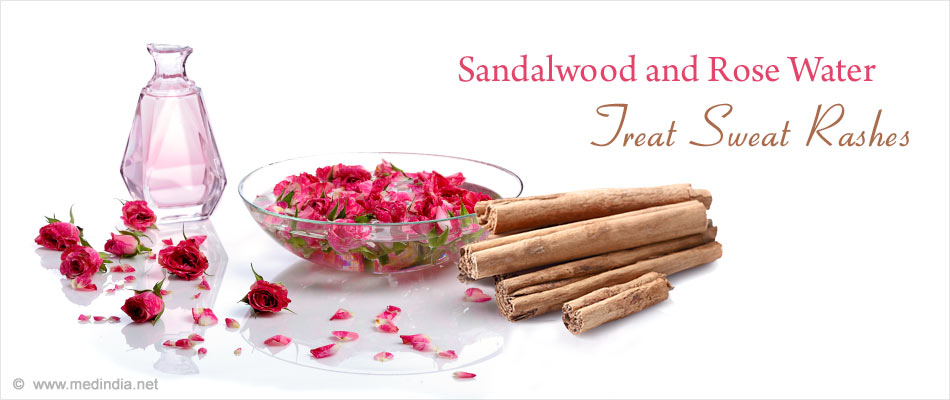 Sandal Wood Powder and Rose Water Pack for Heat Rash Sandal Wood Powder and Rose Water Pack for Heat Rash