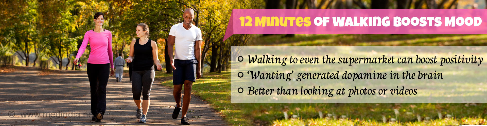 Walk 12 Minutes Daily to Boost Your Mood