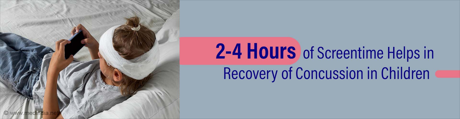 Moderate Screentime can Help in Recovery of Concussed Children
