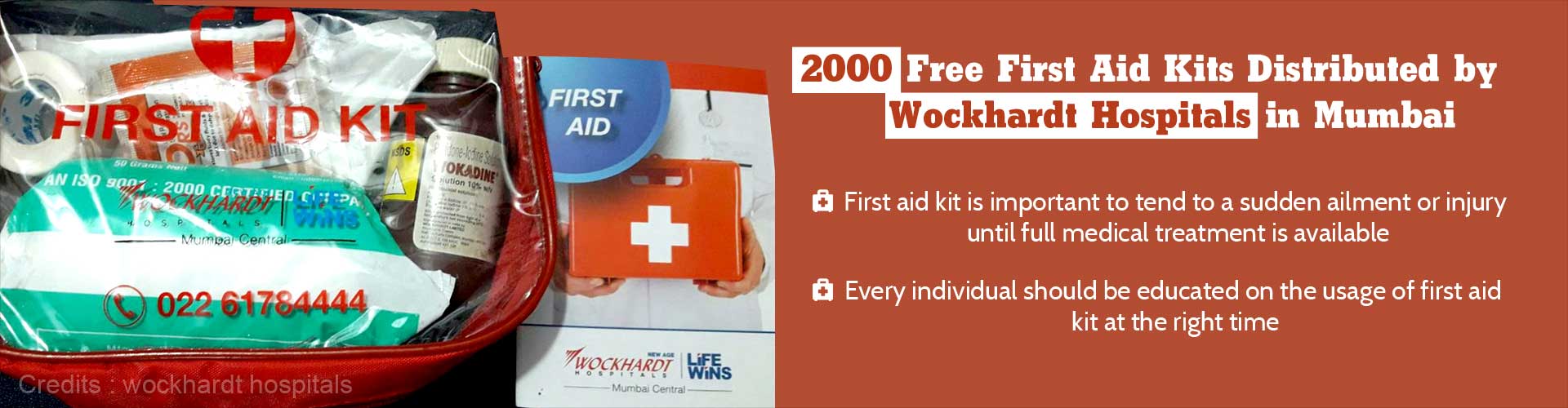 First Aid Kits Distributed for Free by Mumbai's Wockhardt Hospitals - An Exclusive Interview With Dr Parag Rindani First Aid Kits Distributed for Free by Mumbai's Wockhardt Hospitals - An Exclusive Interview With Dr Parag Rindani