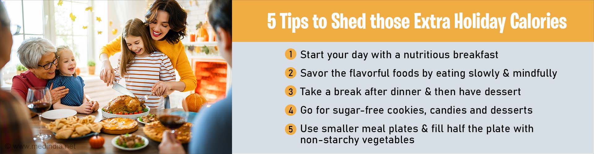 Expert Offers Tips to Avoid Weight Gain During Holidays