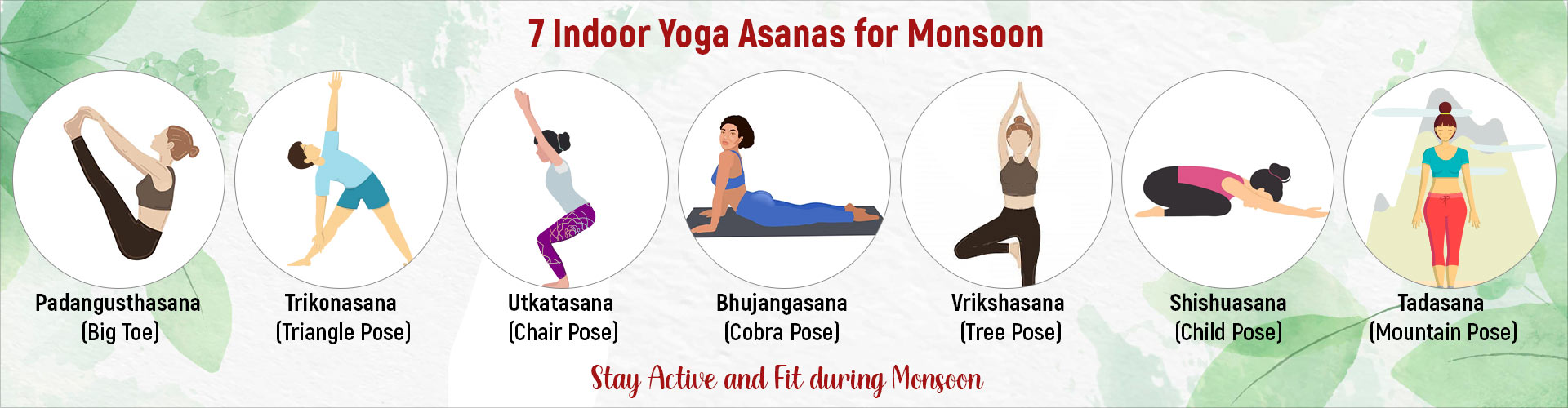 Monsoon Yoga: 7 Simple Indoor Exercises to Keep You Fit