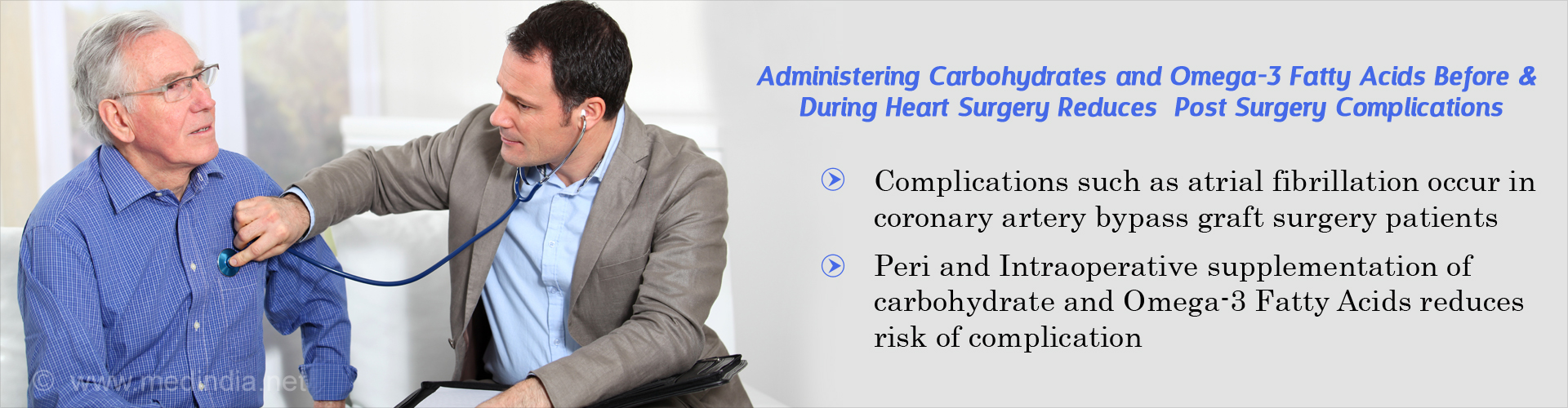 Administering Carbohydrates and Omega-3 Fatty Acids Before & During Heart Surgery Reduces Later Complications