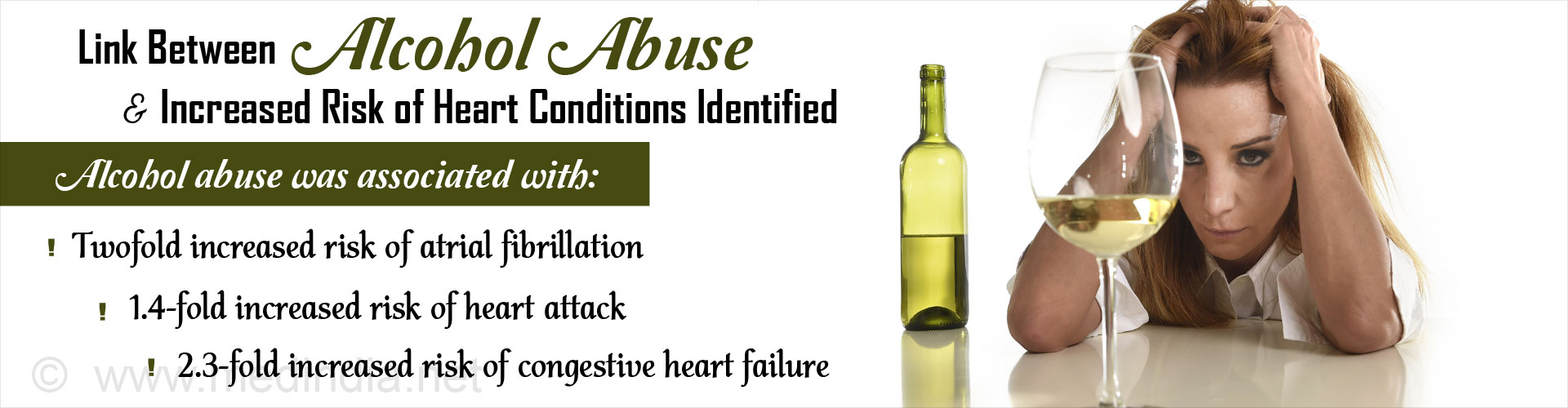 Alcohol Abuse Increases the Risk of Heart Diseases