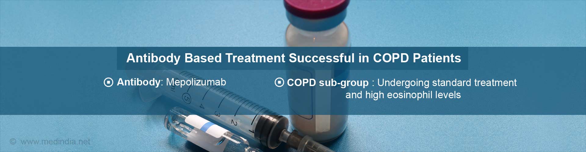 Mepolimuzab Antibody Therapy to Help Treatment of Resistant COPD Patients Mepolimuzab Antibody Therapy to Help Treatment of Resistant COPD Patients