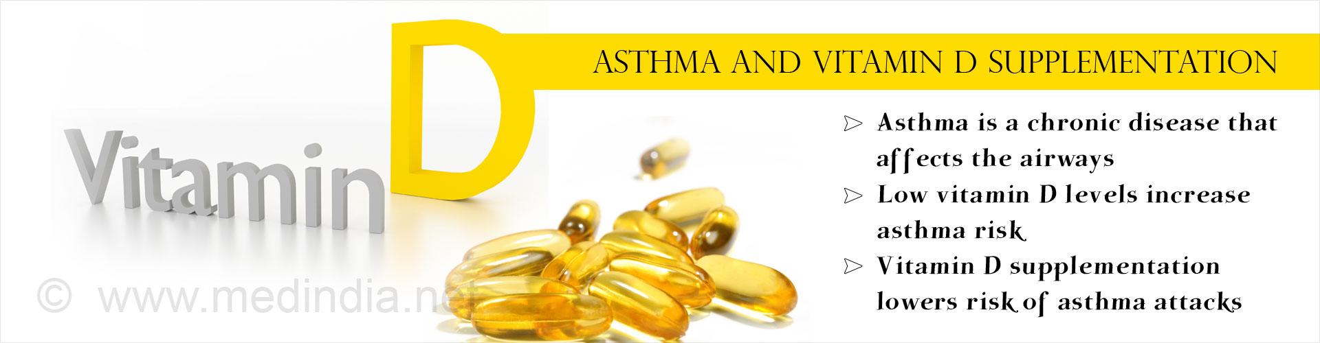 Vitamin D Supplements Can Reduce Severe Asthma Attacks