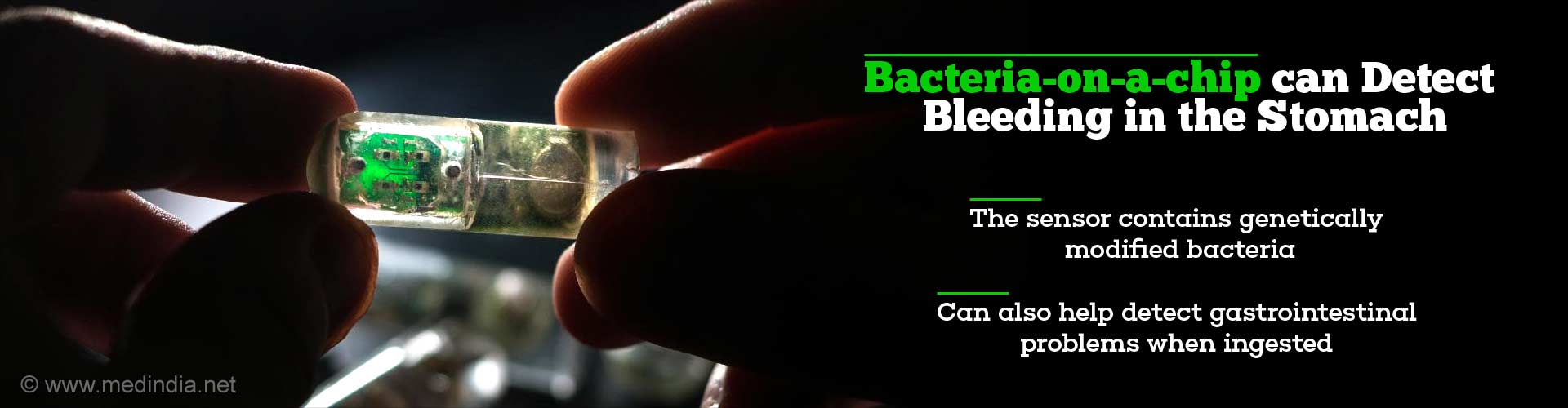 Bacteria-on-a-chip can Detect Gastrointestinal Diseases