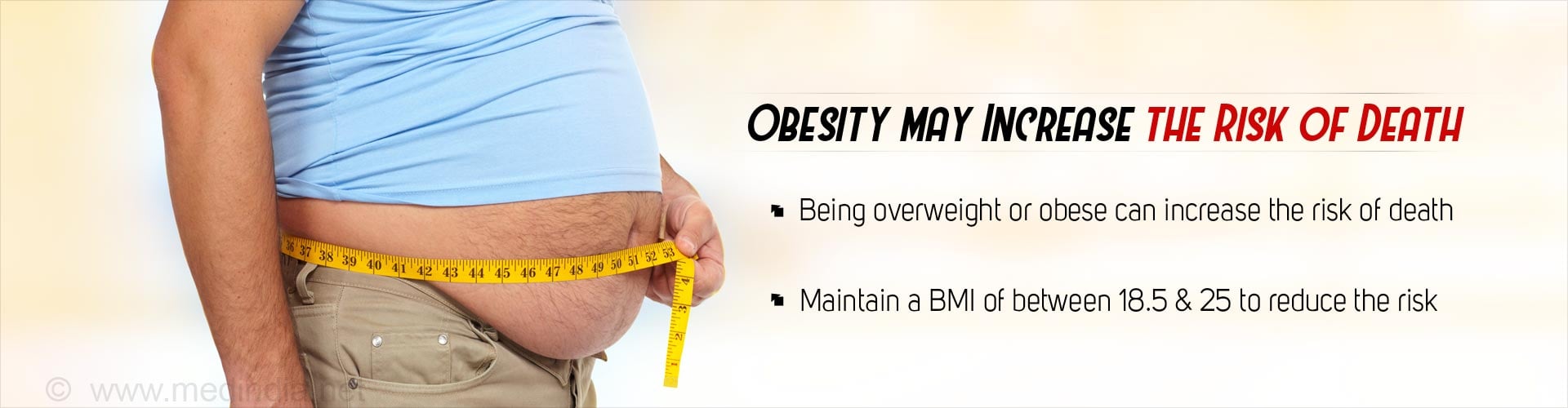Being Overweight Increases Risk of Death
