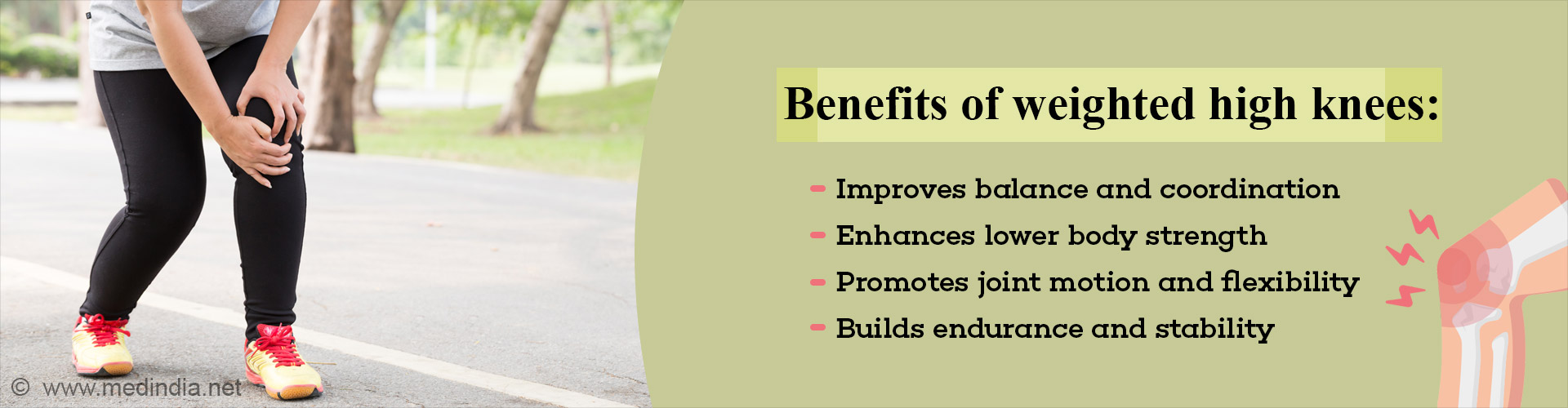 Benefits of Weighted High Knees for Aging Adults