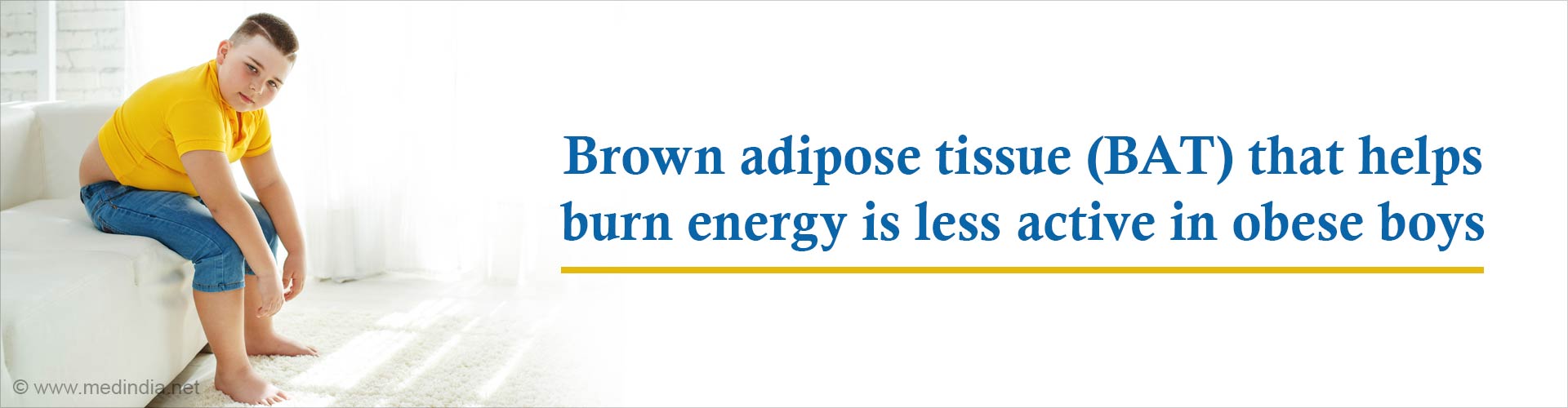 Brown Fat Less Active in Obese Boys