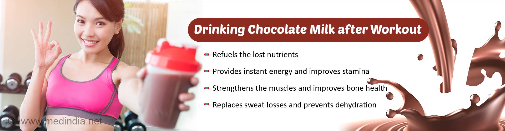 Chocolate Milk Can Re-fuel Your Muscles after an Intense Workout