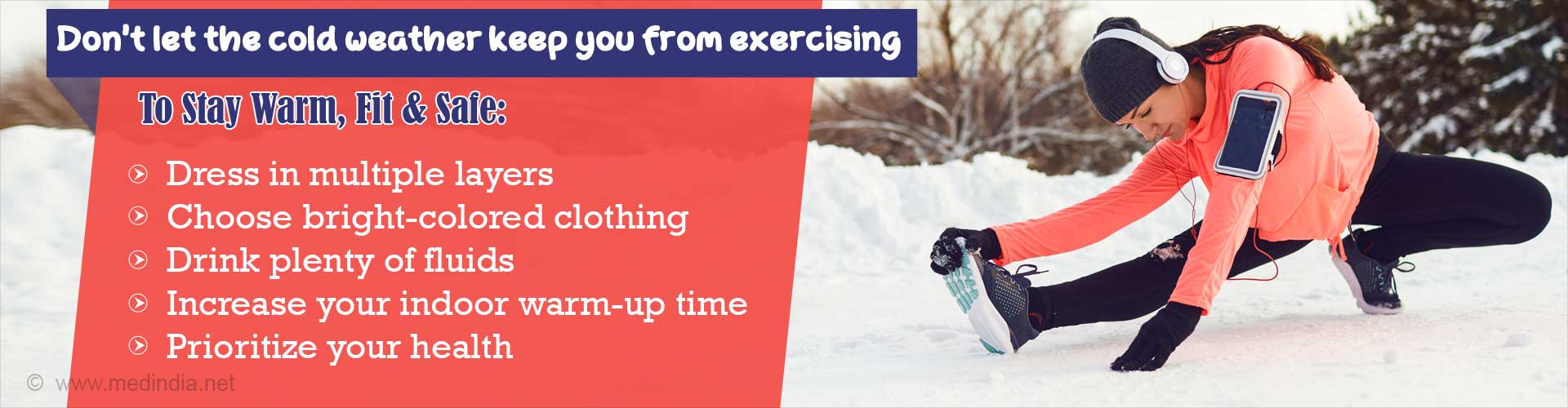 Perfect 5 Tips to Make Running in Cold Weather Safe and Healthy