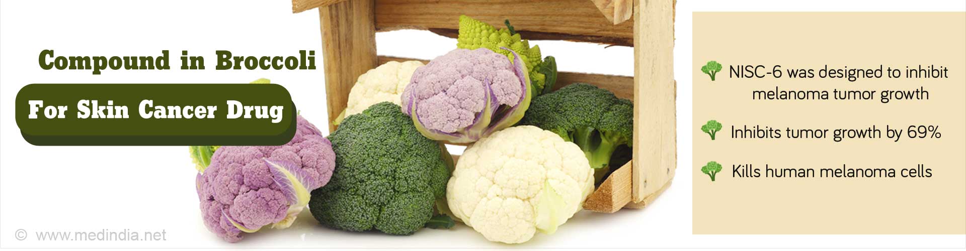 Vegetables Used To Develop Drug For Skin Cancer
