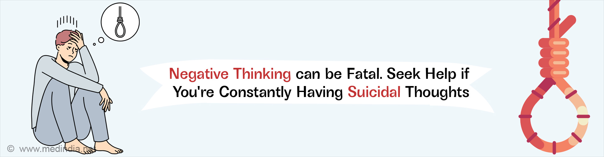 Constant Negative Thinking can Lead to Suicidal Thoughts
