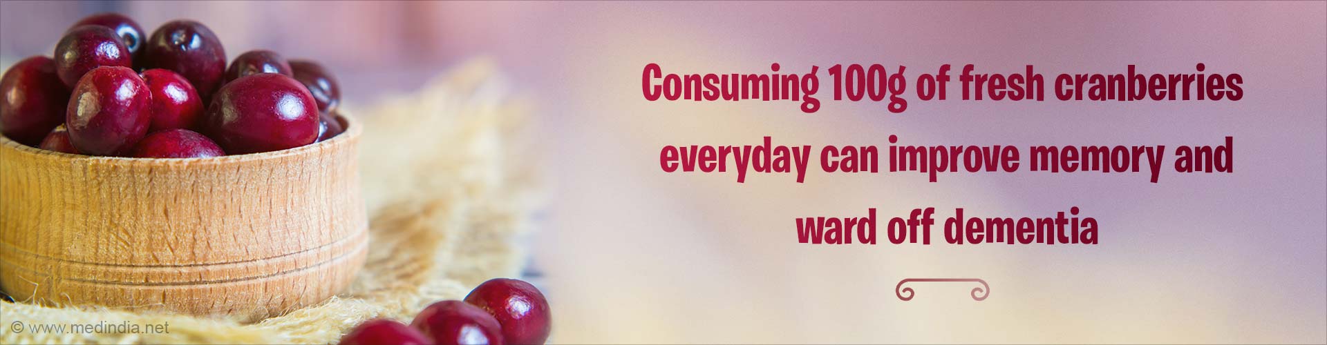 Cranberries can Boost Memory and Prevent Dementia