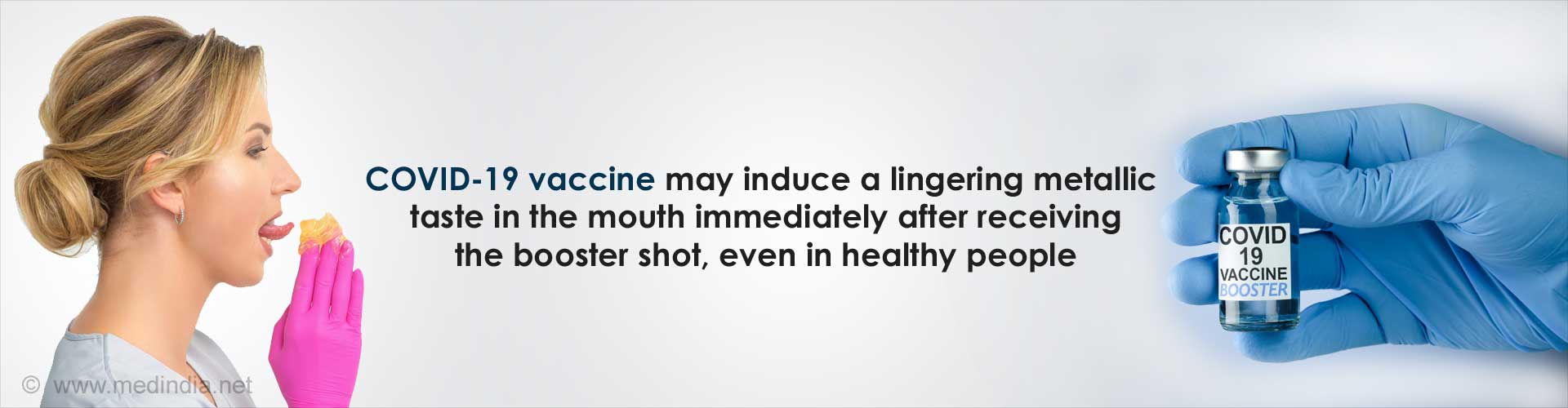 COVID-19 Booster Dose Alters Taste Sensation In Mouth