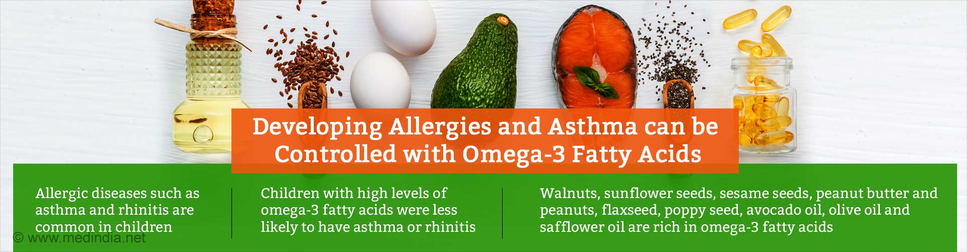 Omega-3 Fatty Acids Can Reduce the Risk of Allergies, Asthma