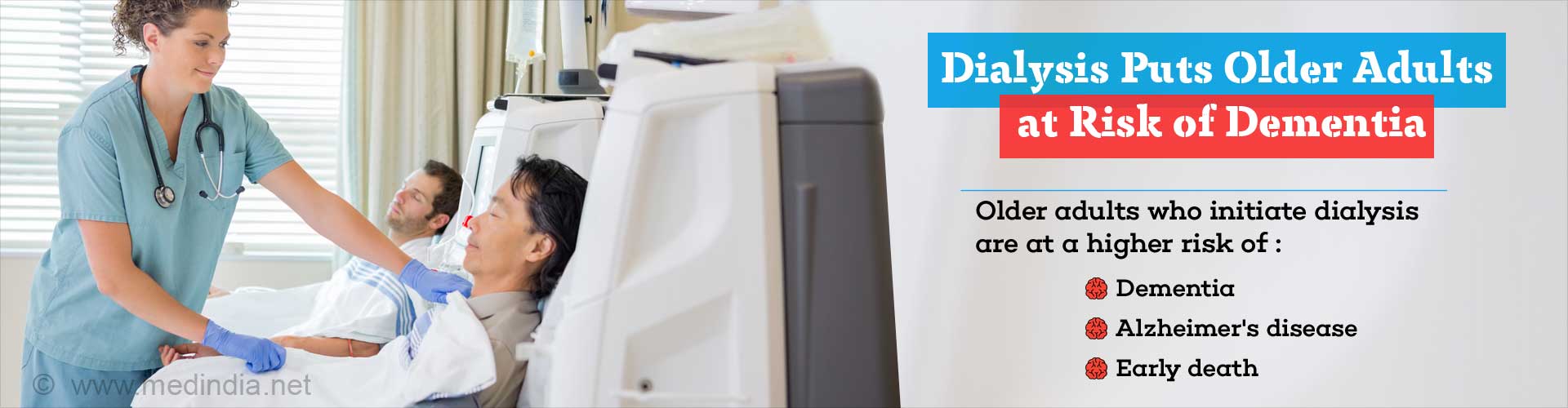Dementia Risk Increases in Older Adults Undergoing Dialysis