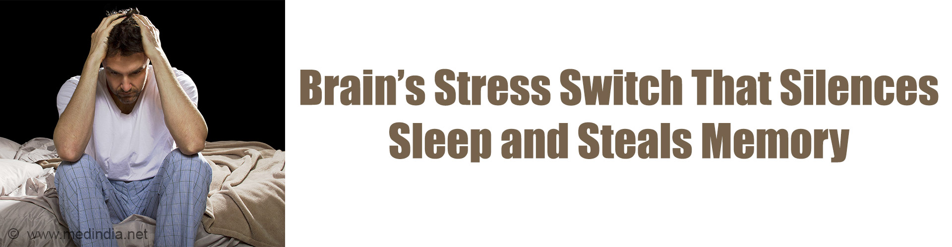 Stress Triggers a Hidden Brain Circuit That Disrupts Sleep and Memory Stress Triggers a Hidden Brain Circuit That Disrupts Sleep and Memory