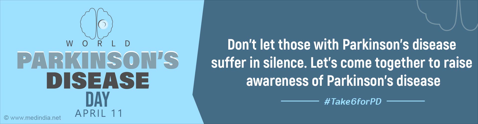 World Parkinson's Day: Take 6 For PD World Parkinson's Day: Take 6 For PD