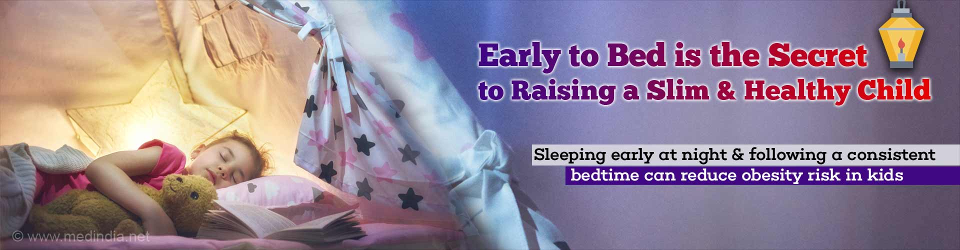 Fight Obesity: Early to Bed can Make Kids Skinny