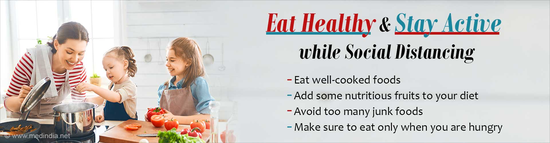 COVID-19: Eat Wise and Healthy While Social Distancing