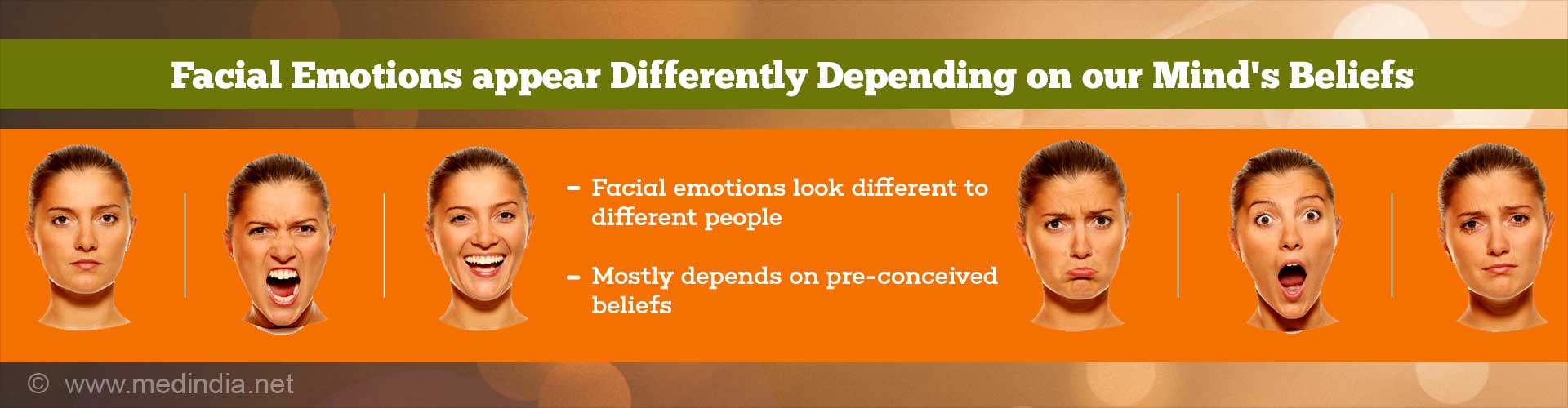 Our Mind Controls How We Interpret Emotions on Others Faces