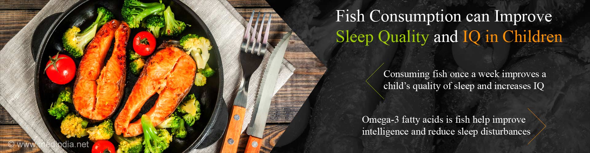 Consuming Fish Once a Week Boosts Sleep and IQ in Children