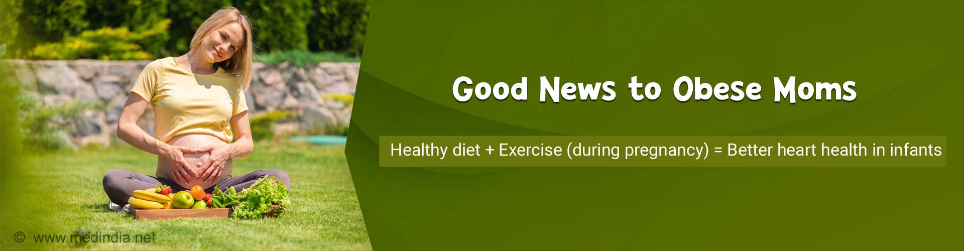 Obese Mom's Lifestyle During Pregnancy Matters for Better Heart Health in Infants