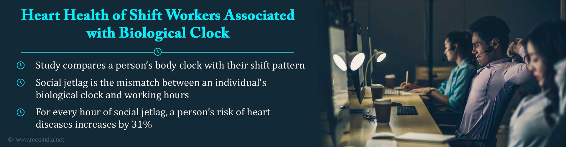 Shift Workers More Prone to Heart Disease Risk