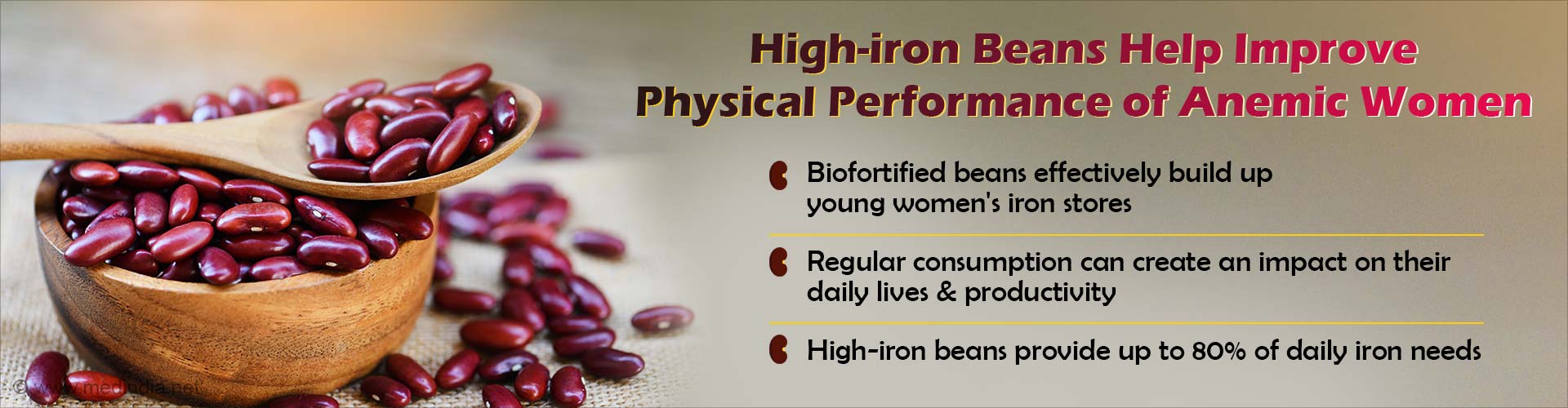Iron-Biofortified Beans Improve Health of Anemic Women