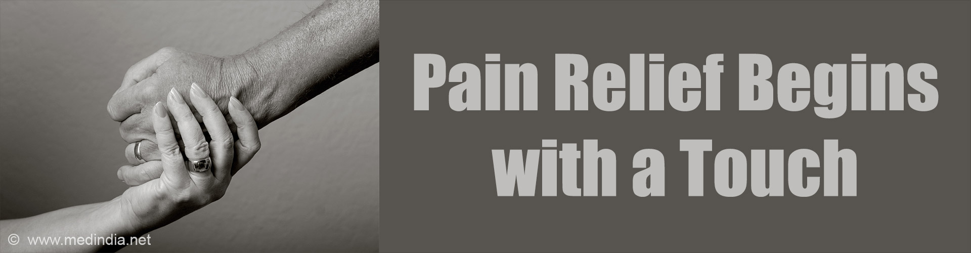 A Partnerâ€™s Touch Can Ease Pain, Study Shows