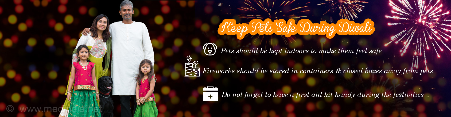Tips to Keep Pets Safe During Diwali