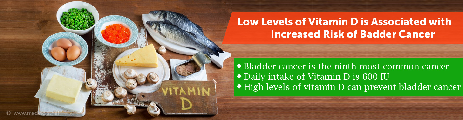 Vitamin D Deficiency Increases Risk of Bladder Cancer