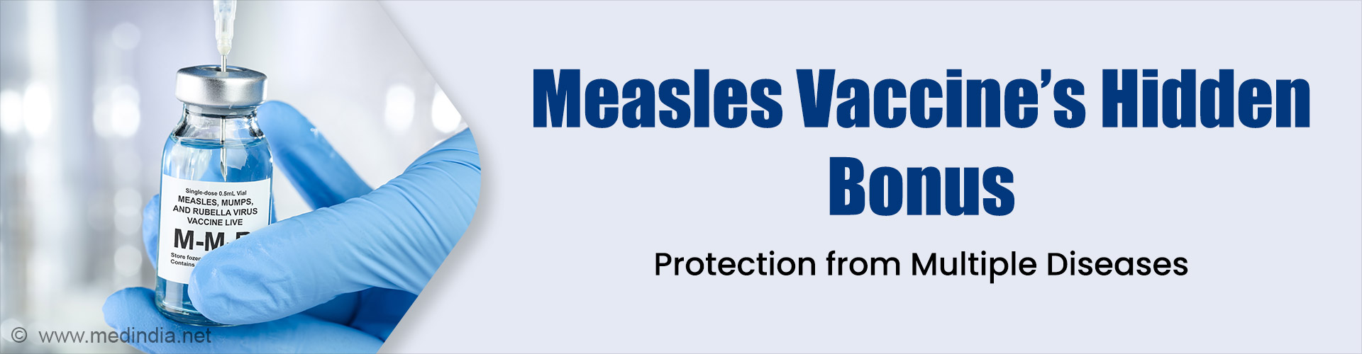 Measles Vaccine: One Shot, Protection From Many Diseases Measles Vaccine: One Shot, Protection From Many Diseases