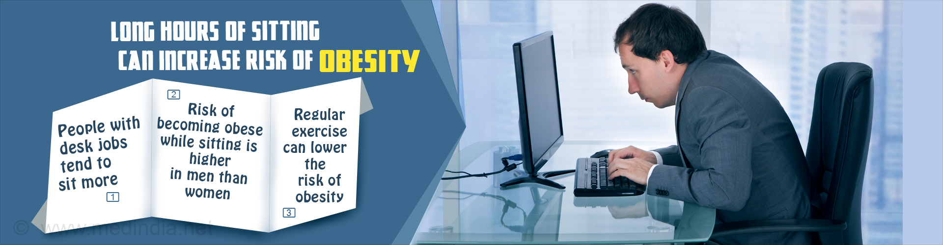 Men Affected More by Desk Jobs