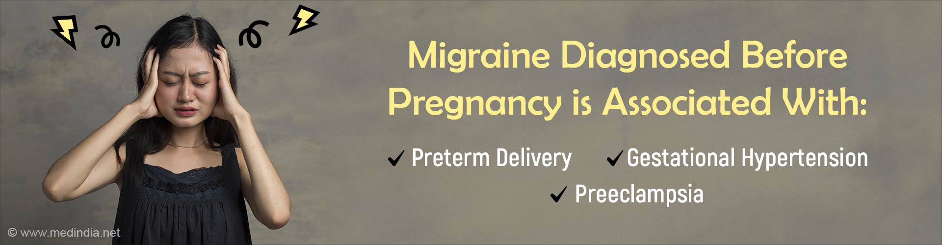 Migraines Increase Risk of Pregnancy Complications