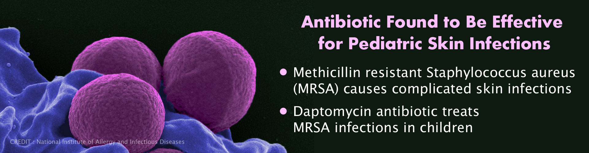 Daptomycin Antibiotic Effective For Treating Pediatric Skin Infections Daptomycin Antibiotic Effective For Treating Pediatric Skin Infections