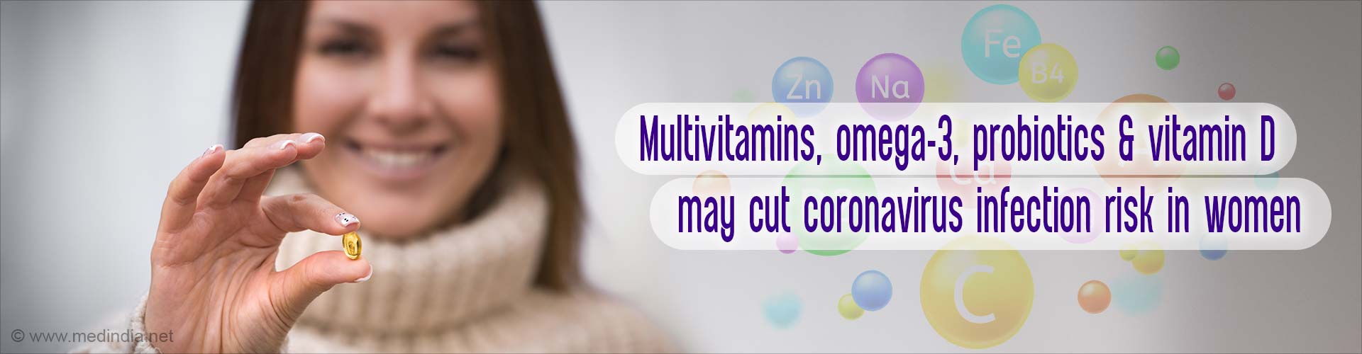 Multivitamins Put Women at Lower Risk of Covid-19