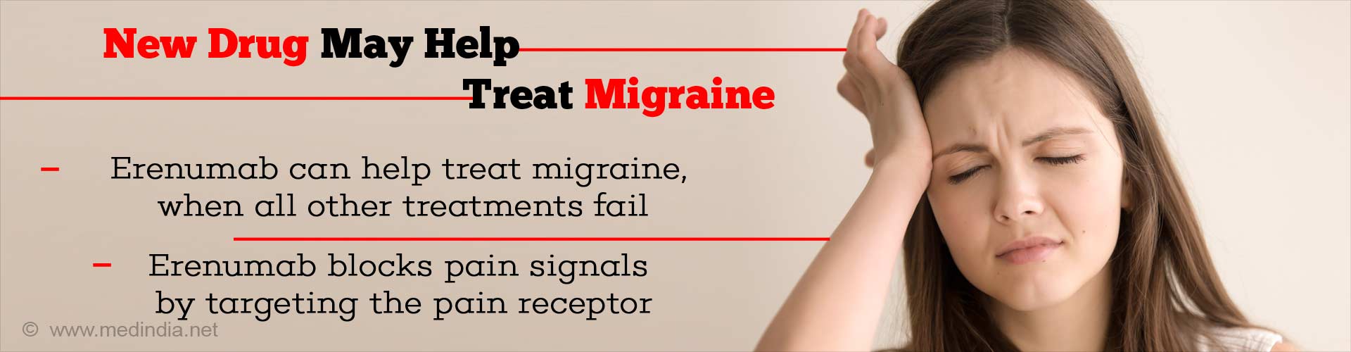 New Drug may Provide Relief Against Migraine