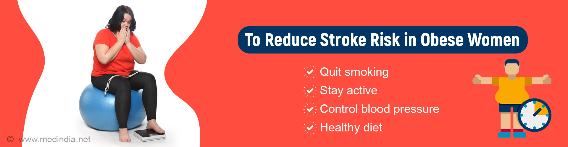 Women's Early Weight Linked to Higher Stroke Risk