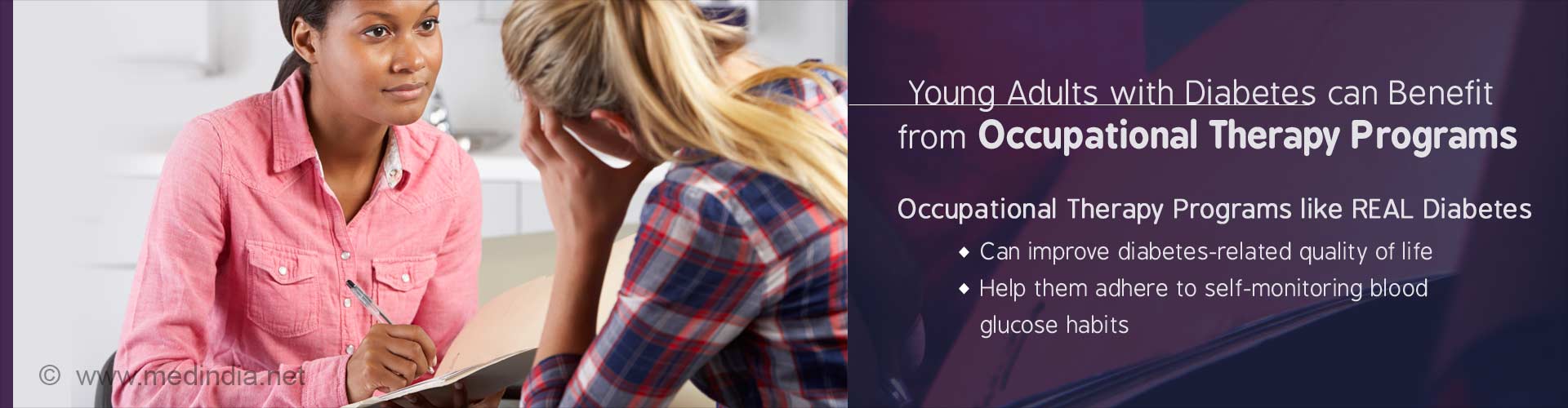 Occupational Therapy Programmes may Benefit Young Adults With Diabetes Occupational Therapy Programmes may Benefit Young Adults With Diabetes